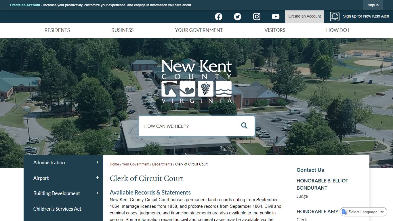 Clerk of Circuit Court | New Kent County, VA - Official Website
